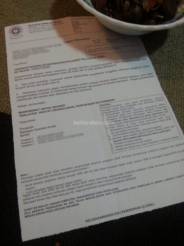 Senarai hitam pinjaman pelajaran