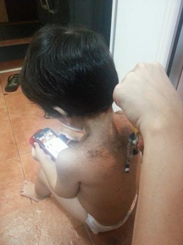 Cara potong rambut kanak-kanak