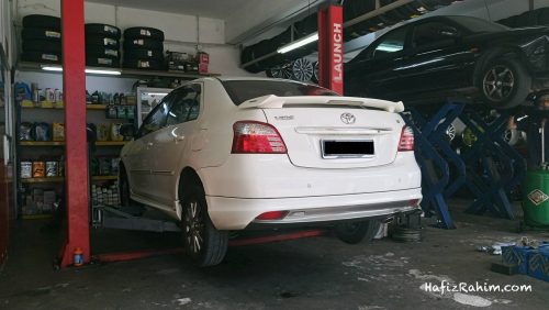 Tukar tayar VIOS
