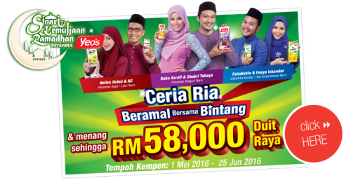 Yeo’s Ceria Ria Beramal Bersama Bintang & Menang Duit Raya Musim Kedua