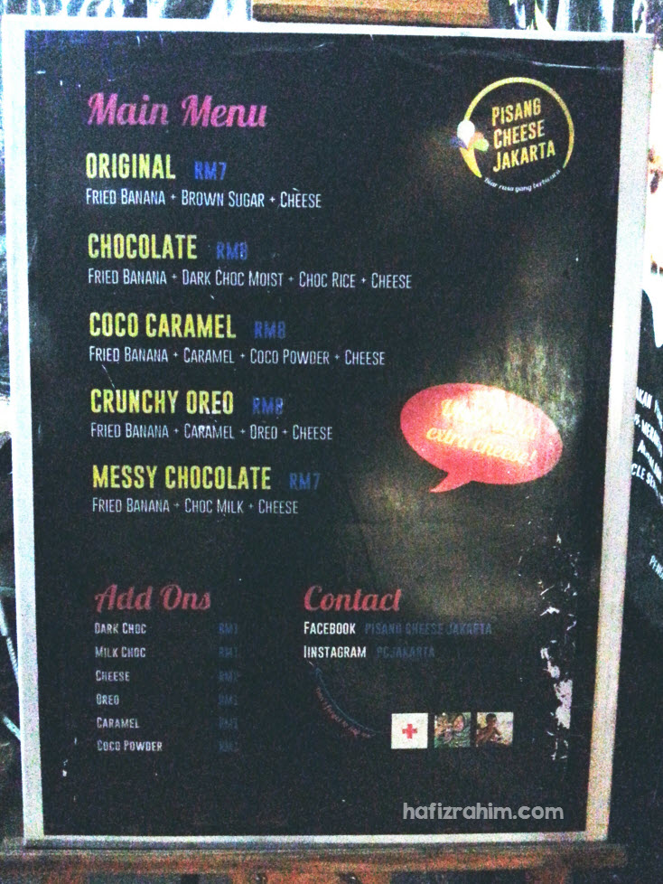Harga Pisang Cheese
