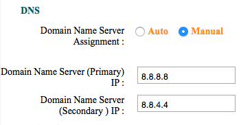 Tukar DNS Unifi