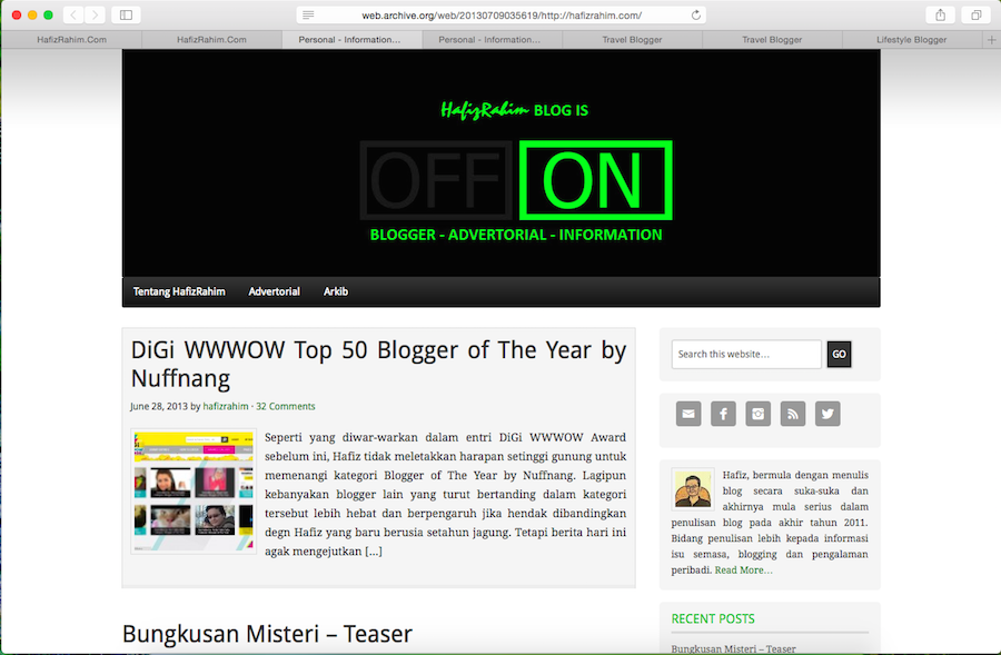 Malaysian Best Blog 3