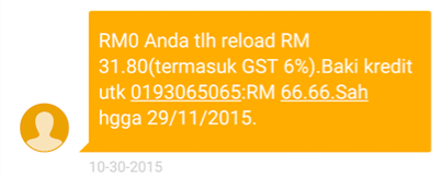 Harga tambah nilai prabayar 2015