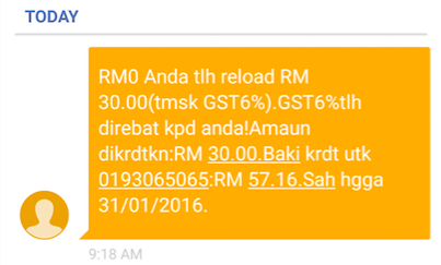 Harga tambah nilai prabayar 2016