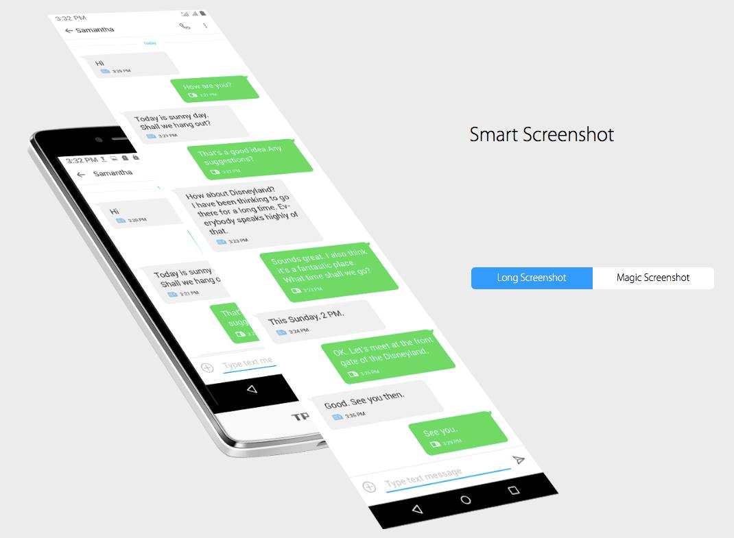 Smart Screenshot Neffos C5
